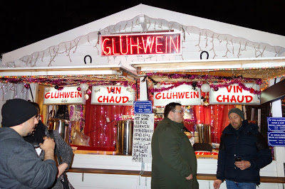 Christmas Market with wine, Paris