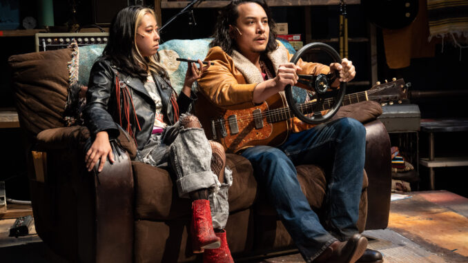 LUCY AND CHARLIE'S HONEYMOON. Aurora Adachi-Winter and Artistic Associate Matthew C. Yee. Photo by Liz Lauren